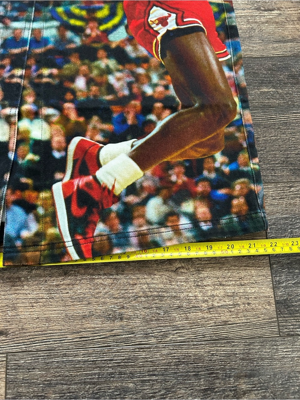 Air Jordan Printed Skirt/ Maxi/ Black Denim/ Size S/ Front Buttons/ Standard Fit - Picture 7 of 10